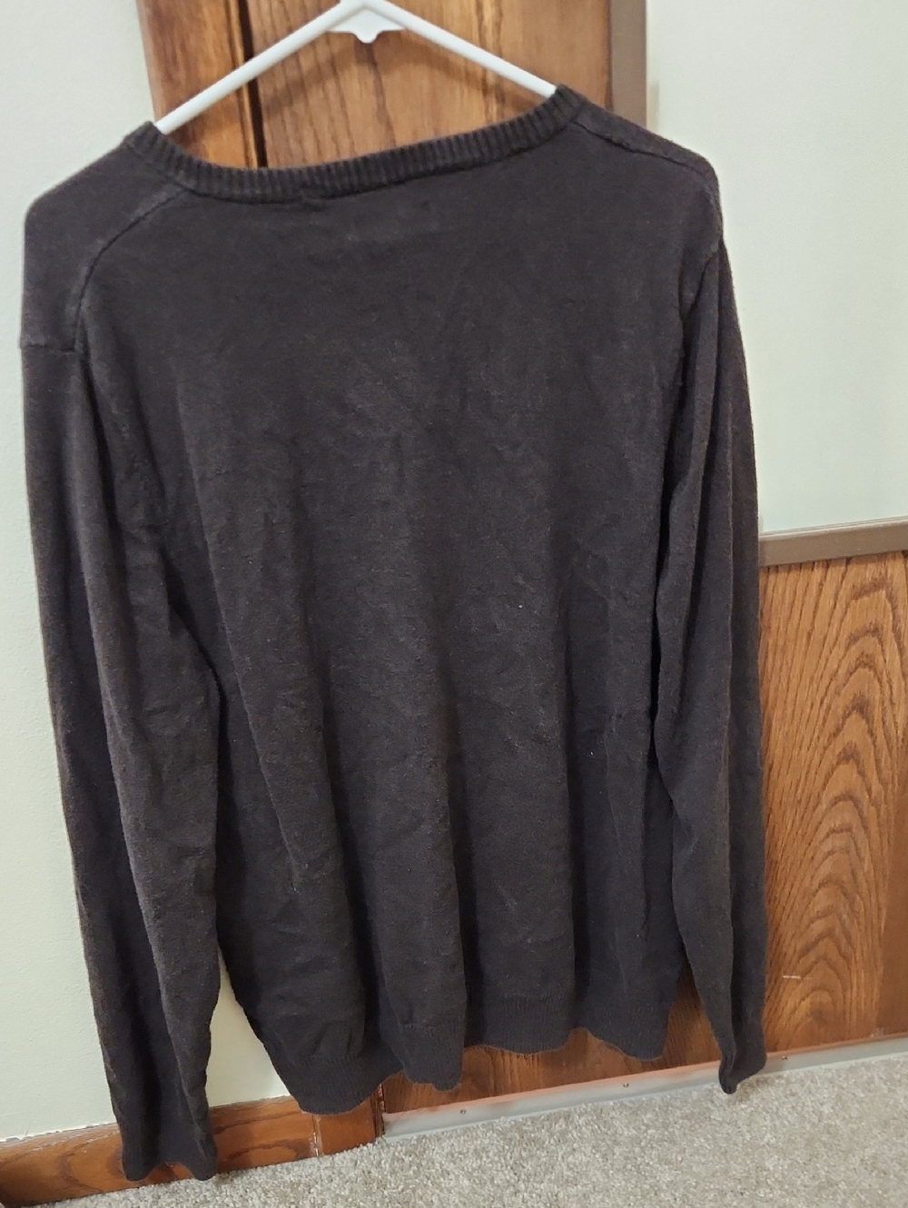 Sonoma V-Neck Sweater — Brown Charcoal - Picture 5 of 5